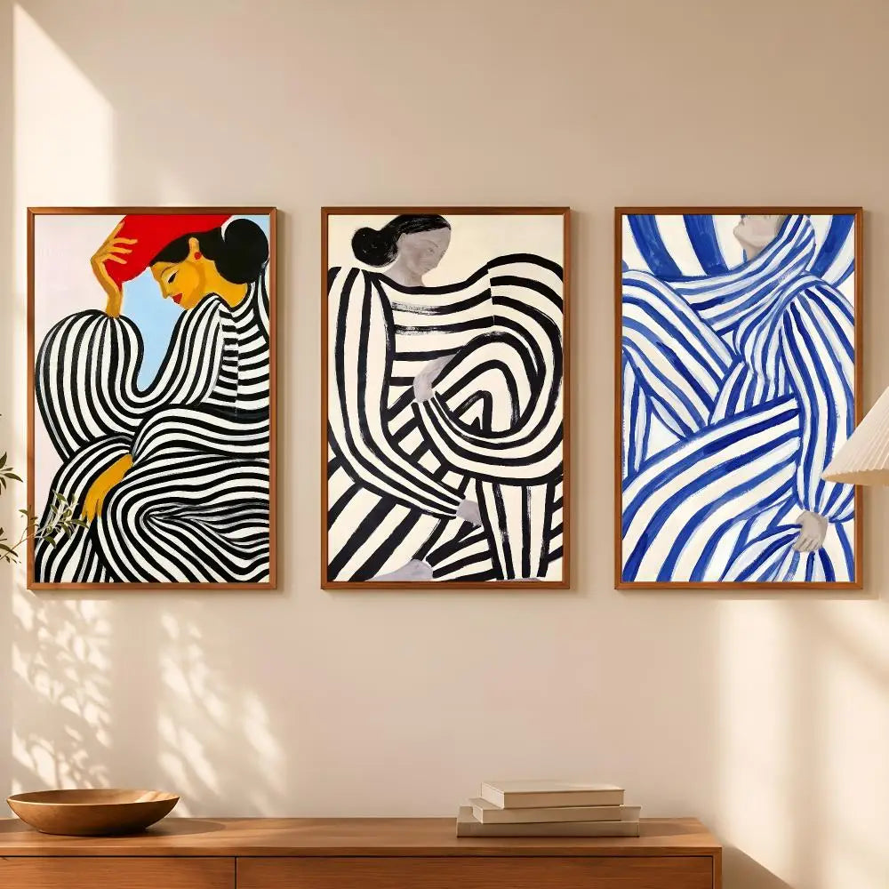 Abstract Self-Stick Wall Art Poster – Waterproof HD Decor