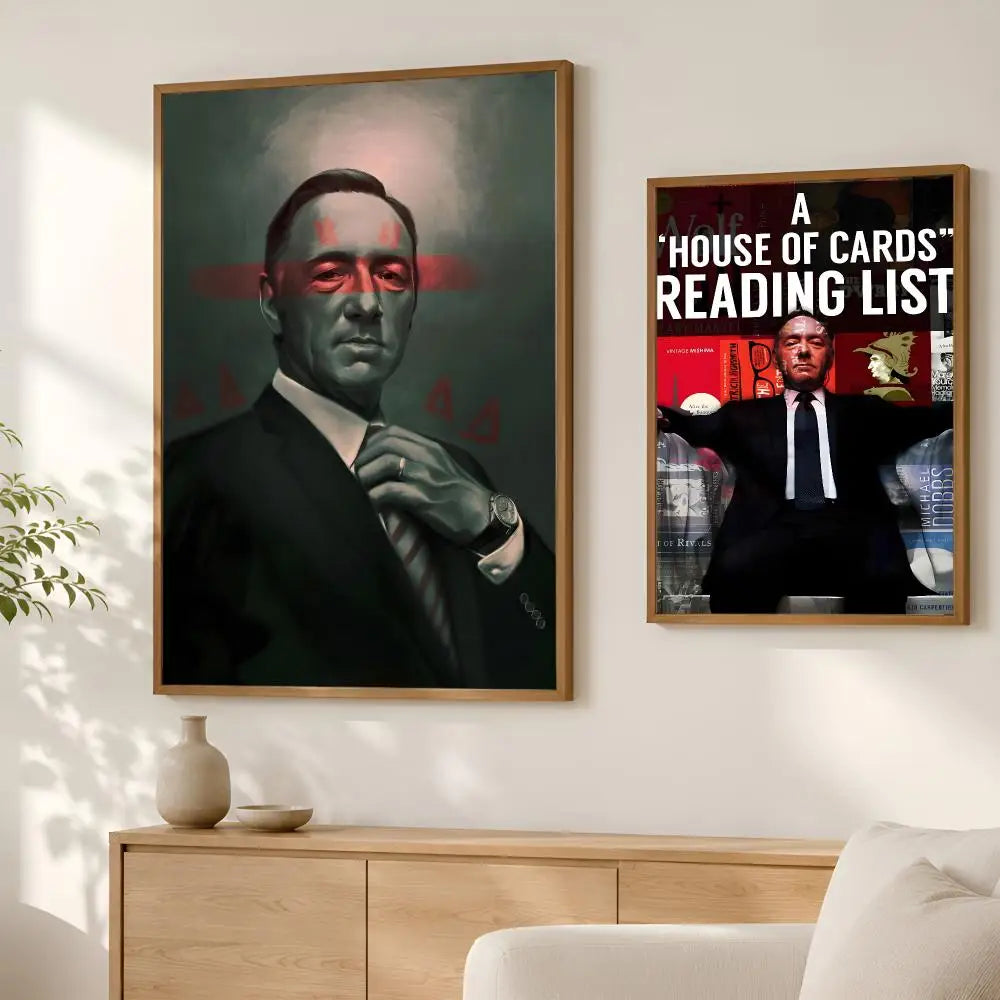 House of Cards TV Poster – Self-Stick HD Wall Art Decor