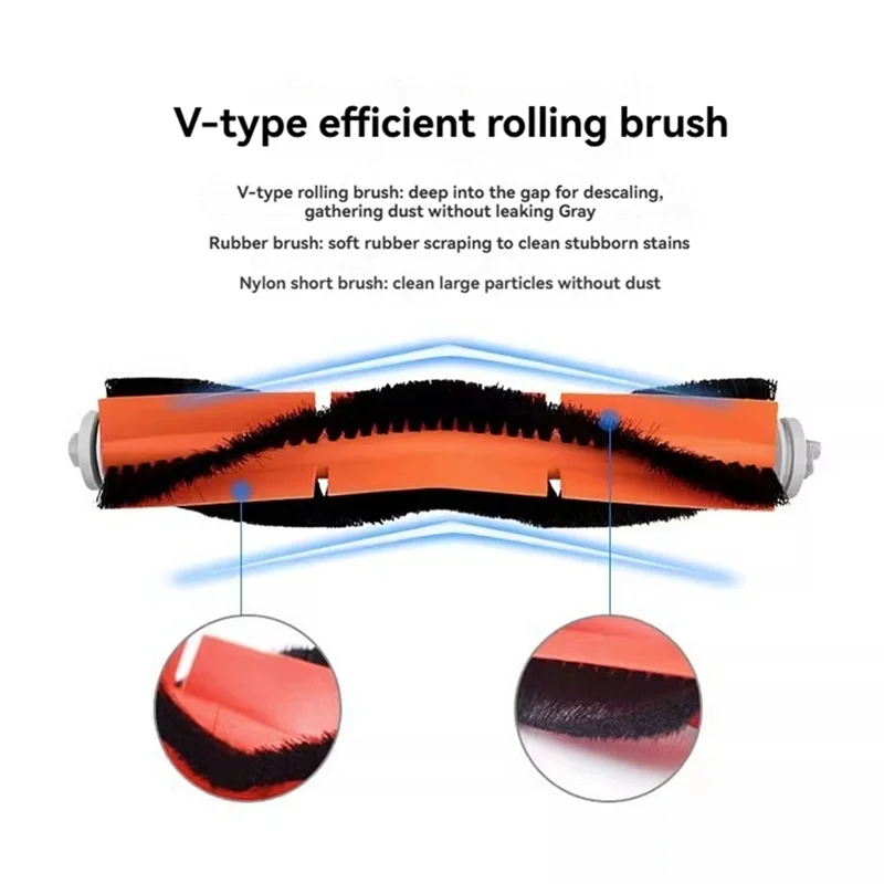 A36T- Brush Filter Mop Cloth Main Cover Mijia 1C 1T Vacuum Cleaner