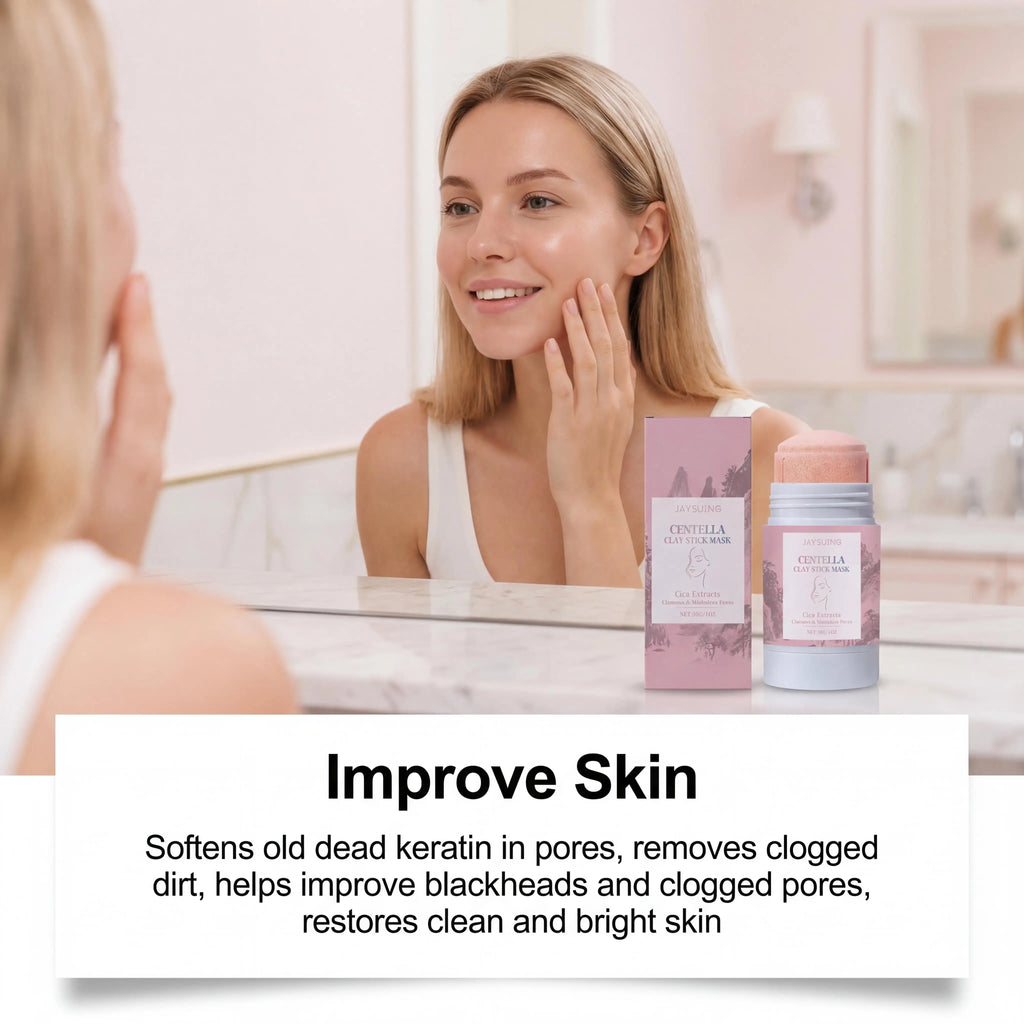 Centella Asiatica Clay Mud Mask Stick – Pore Cleanse & Oil Control