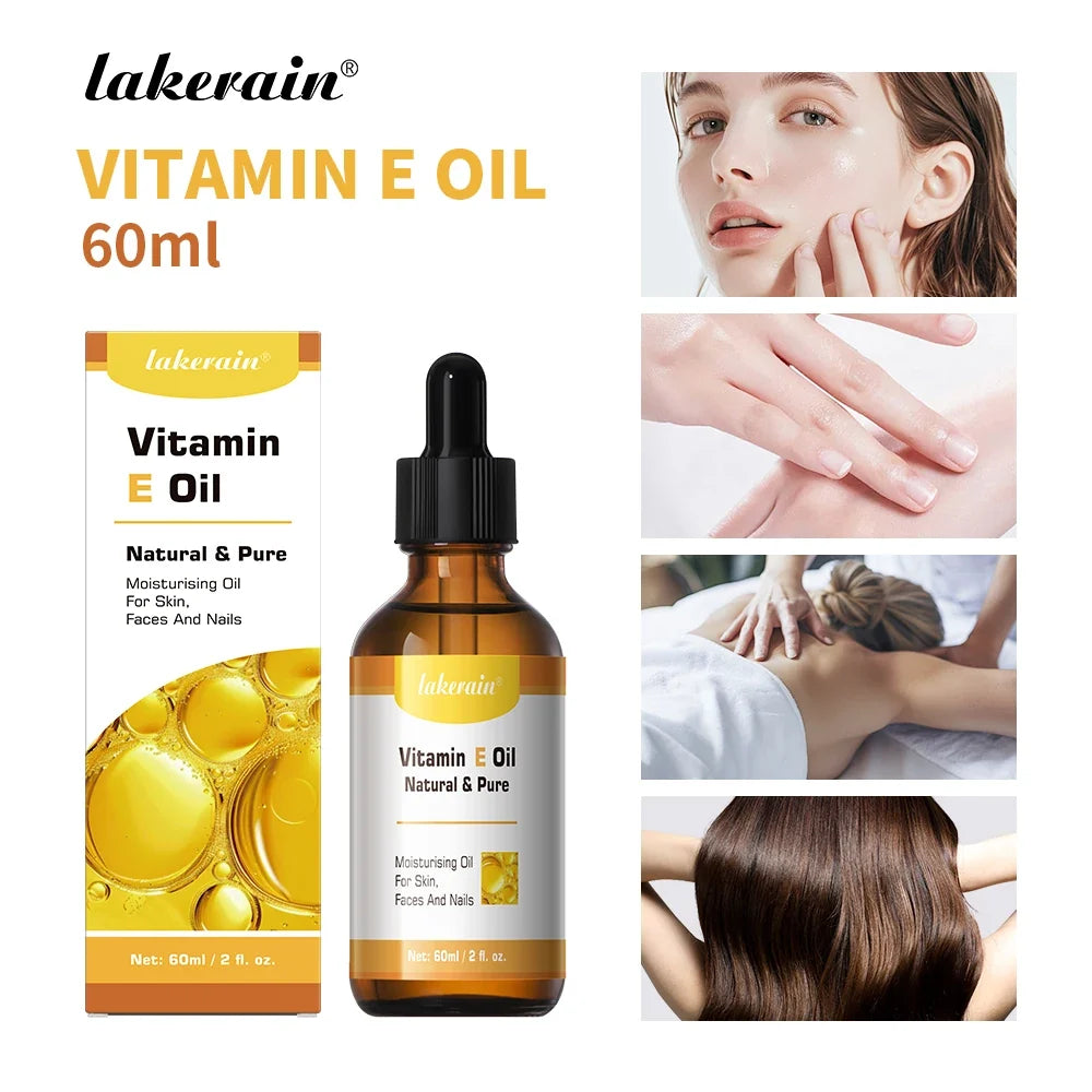 Natural Vitamin E Oil Blend – Hexane-Free Face & Body Serum