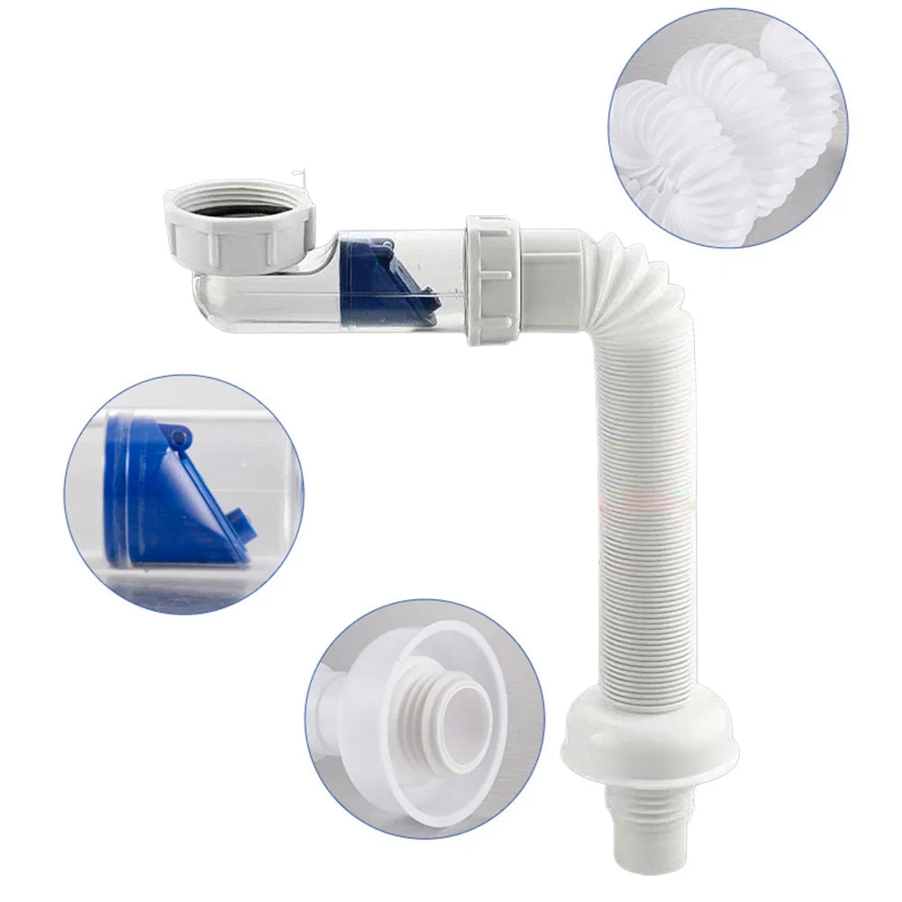 Kitchen Sink Drain Pipes Washing Basin Hose G1-1 Waste Water Pipe