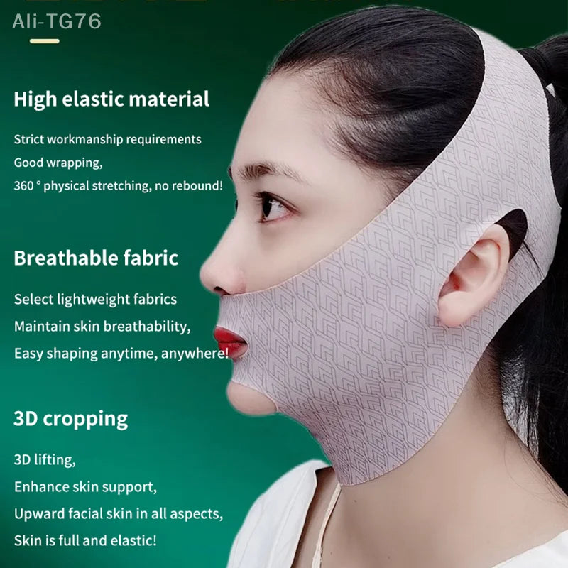 V-Line Face Lifting Band – Breathable Chin Slimming Strap