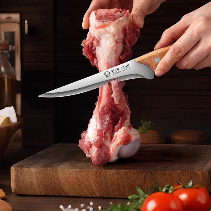 High Manganese Steel Boning & Slicing Kitchen Knife 14.8"