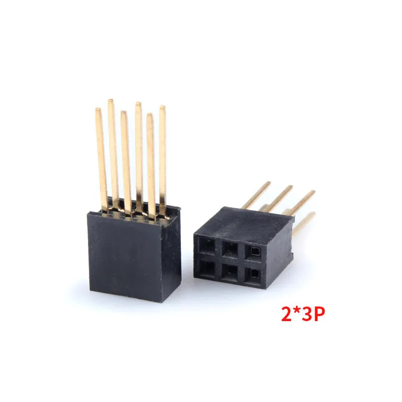 Double Row Female Long Pin Breakaway PCB Board Header Socket