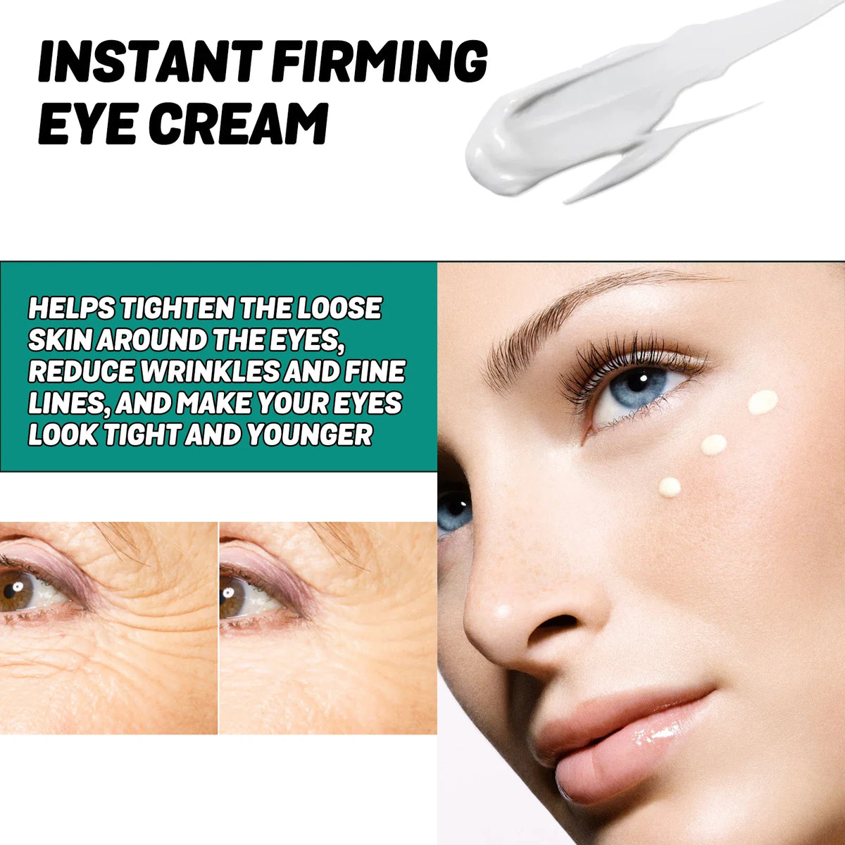 Wrinkle Firming Eye Cream – Fine Lines & Dark Circles