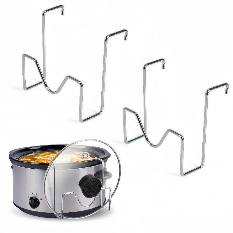 Stainless Steel Pot Lid Rack & Organizer – 1 or 2 Pack