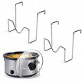 Stainless Steel Pot Lid Rack & Organizer – 1 or 2 Pack