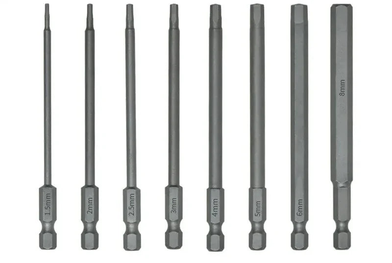 100mm Metric Hex Allen Drill Bits Set – Hexagonal Screwdriver