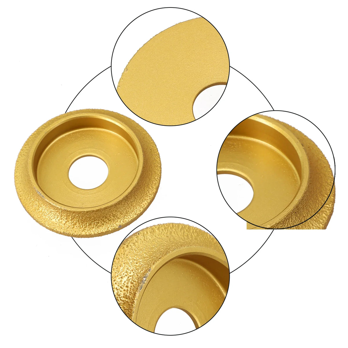 Vacuum Brazed Diamond Grinding Wheel – Marble Granite Glass