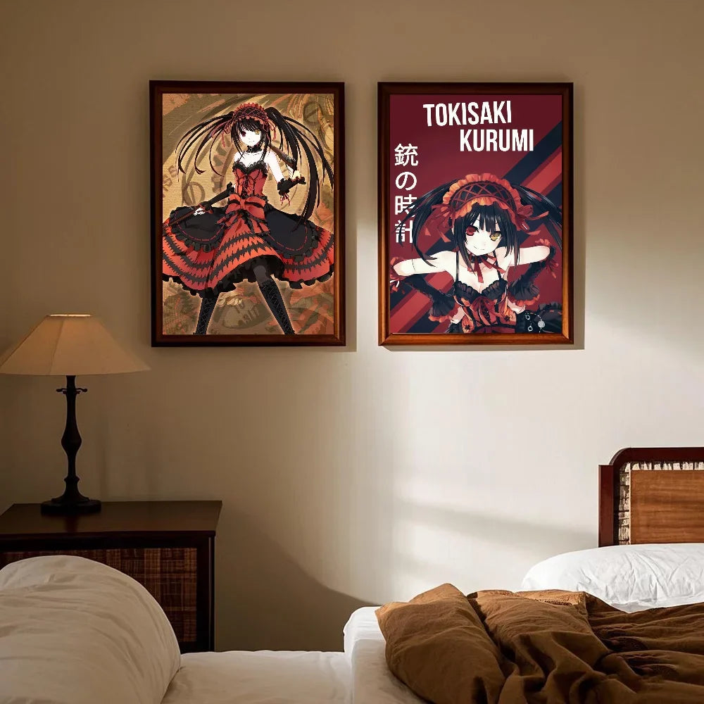 Tokisaki Kurumi Date A Live Anime Poster | HD Waterproof Wall Art