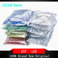 1000 Pcs 5mm LED Diodes – 6 Colors: Blue Green Red Yellow White