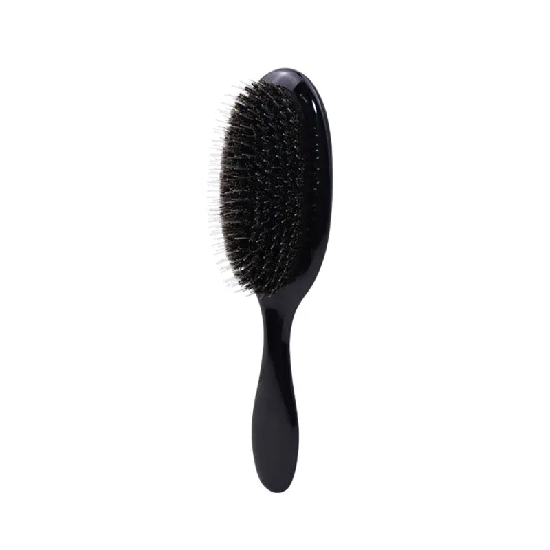 Oval Boar Bristle & Nylon Hair Comb – Anti-Static Brush