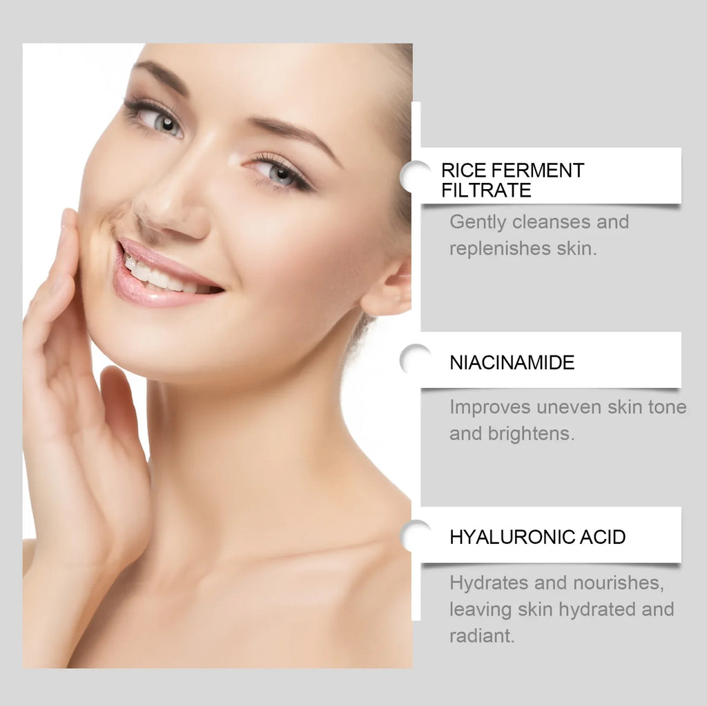 Black Rice Exfoliating Facial Cleanser – Oil Control & Brightening