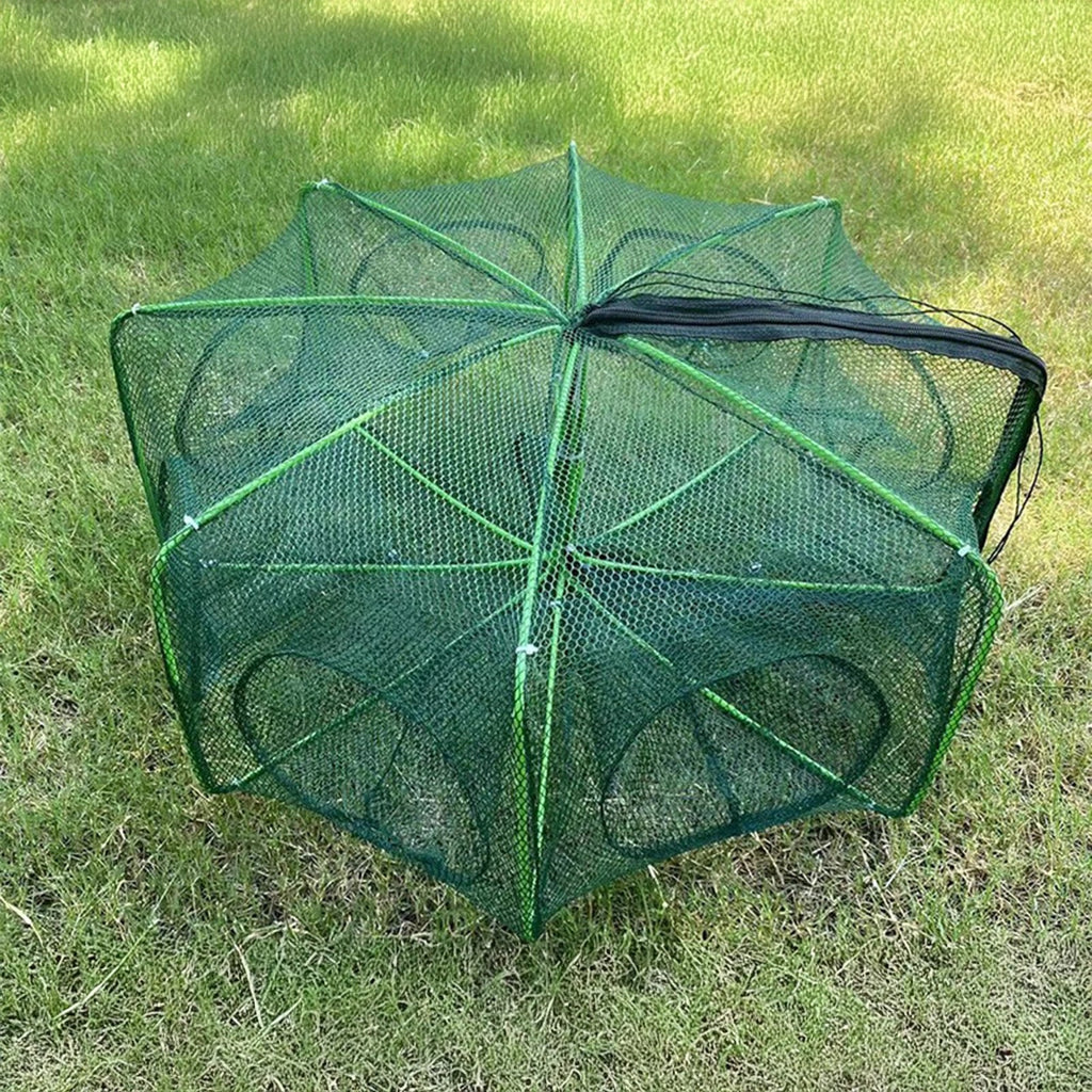 Collapsible Fishing Trap – Foldable Minnow & Crab Catcher Net