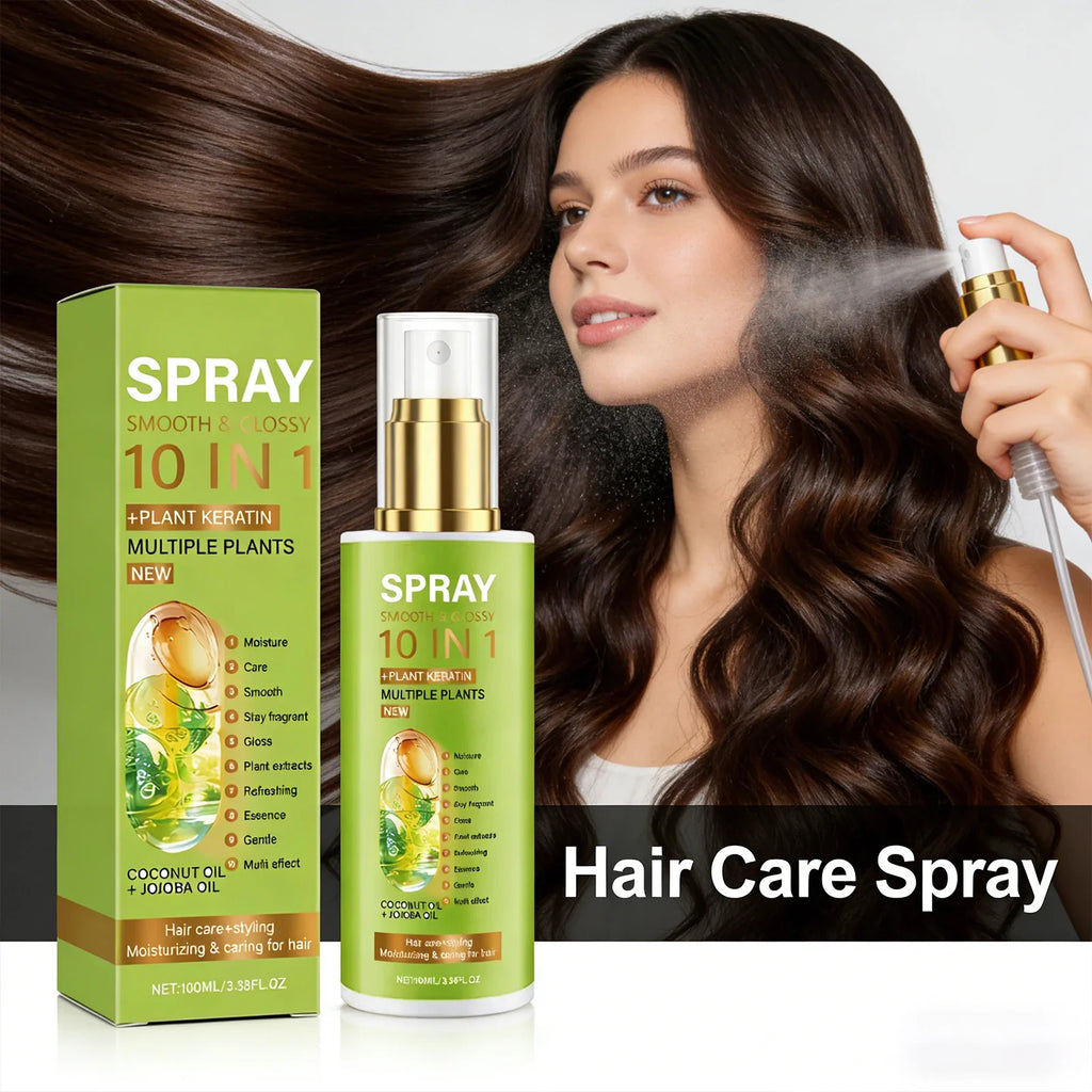 Volumizing Anti-Frizz Hair Spray – Smooth, Shiny & Moisturizing