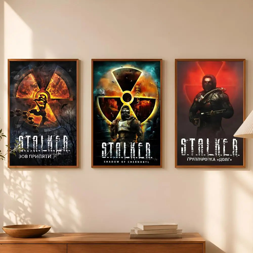 S.T.A.L.K.E.R Game Wall Art Poster – Self-Stick HD Waterproof