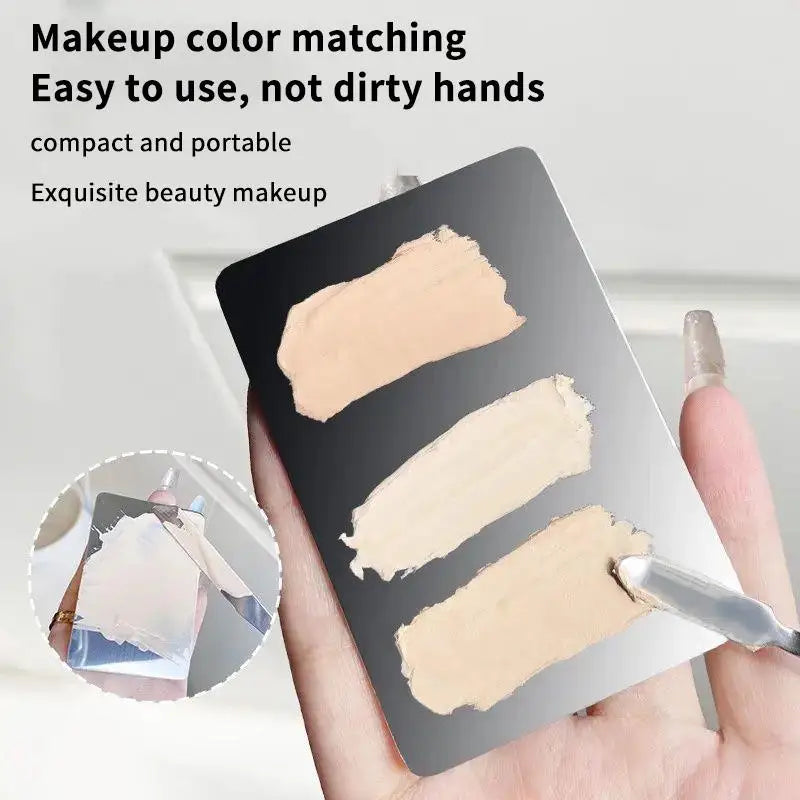 Foundation Brush Kit with Powder Puff & Mixing Palette | DIKALU