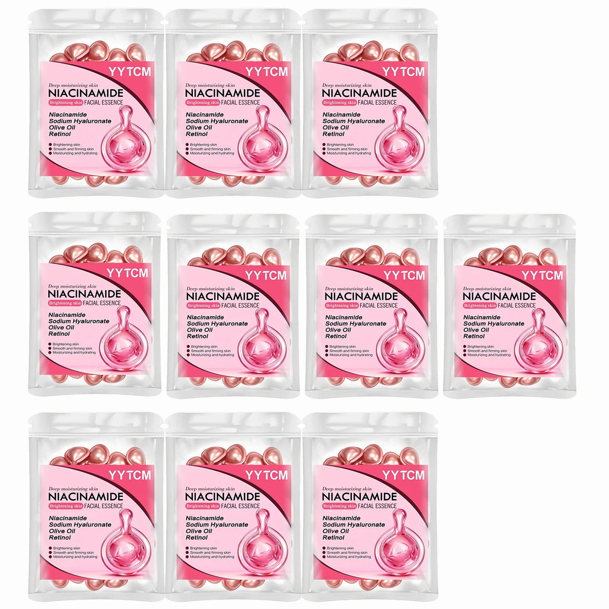Niacinamide & Retinol Facial Essence Capsules – Brighten & Hydrate