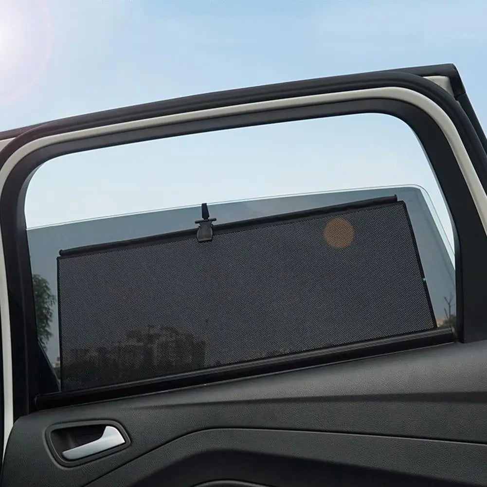 Universal Car Side Window Sunshad Automatic Retractable Curtain UV