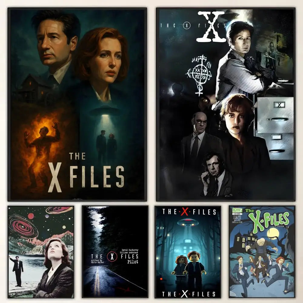 X-Files TV Poster – HD Waterproof Wall Art | Home & Bar Decor