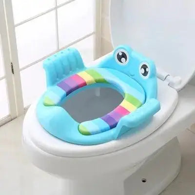 Baby Potty Training Toilet Seat with Armrest – Boys & Girls