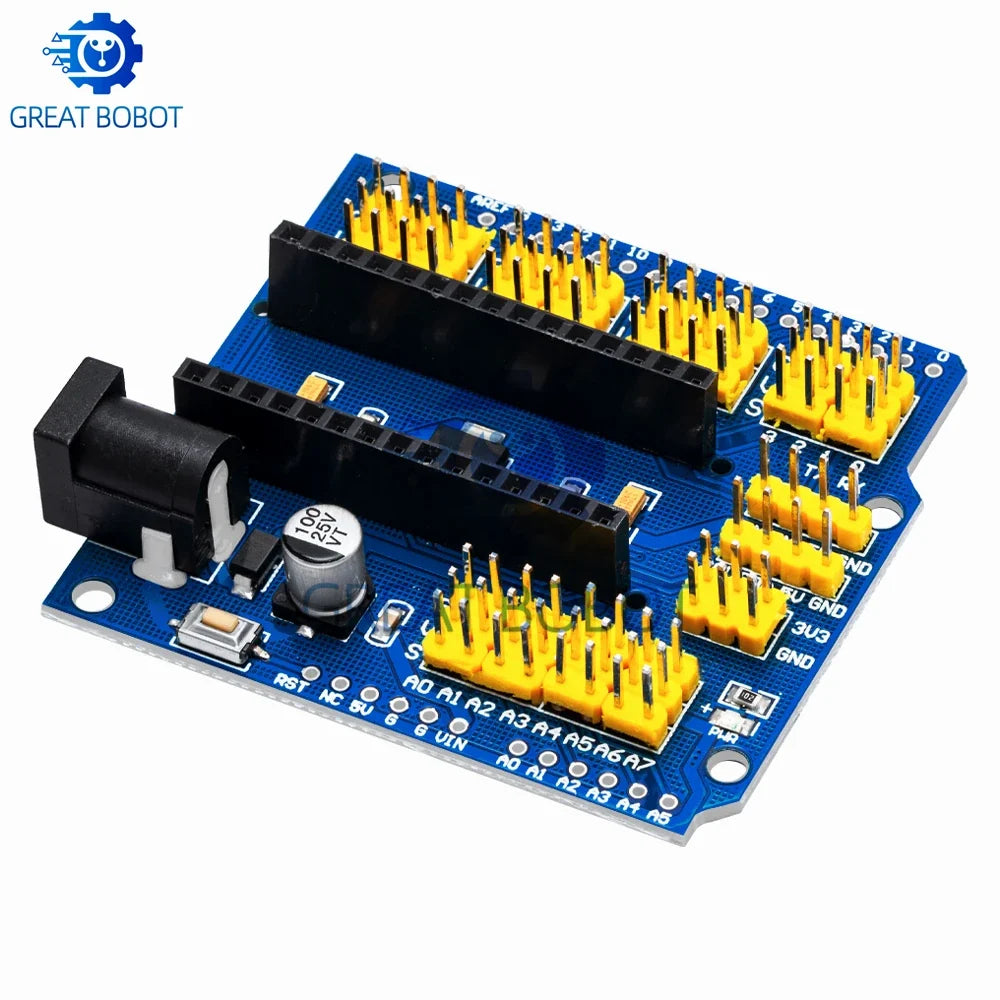 Sensor Shield Module for Arduino UNO R3 & Nano V3 | I2C PWM