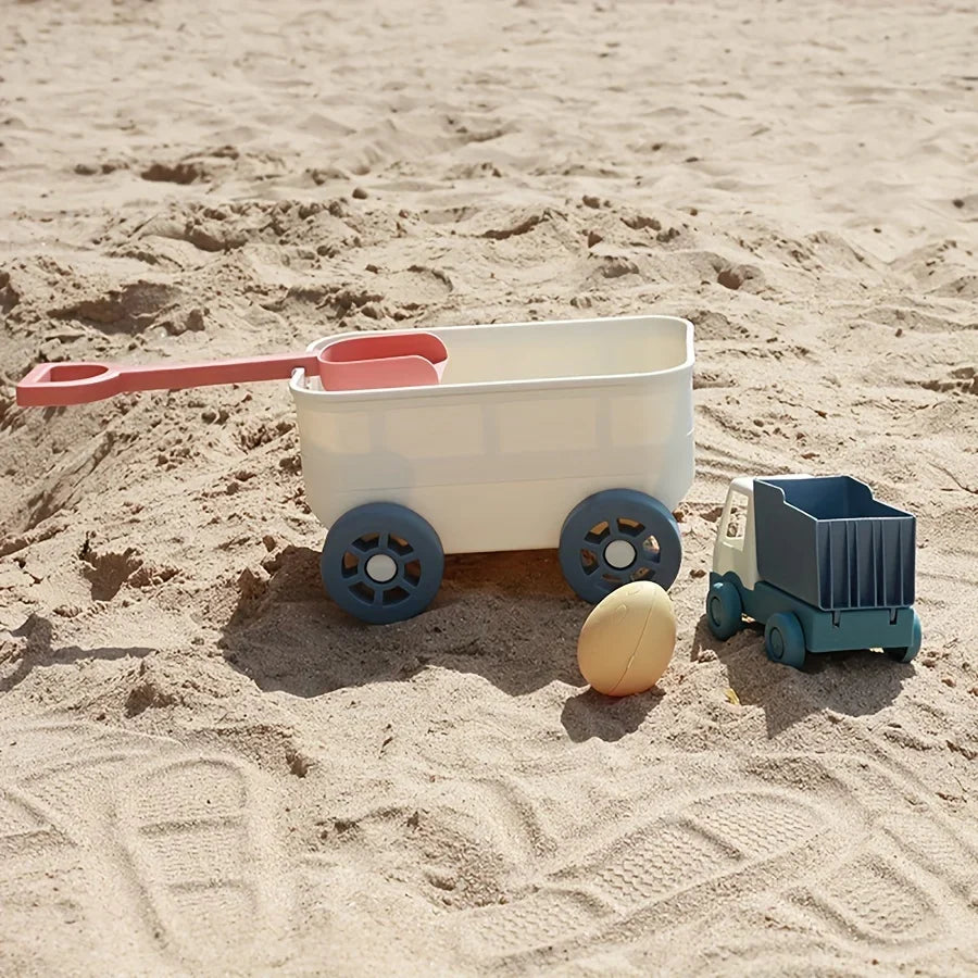 Beach Sand Toys Set for Kids – Truck, Shovel, Rake & Kitchen