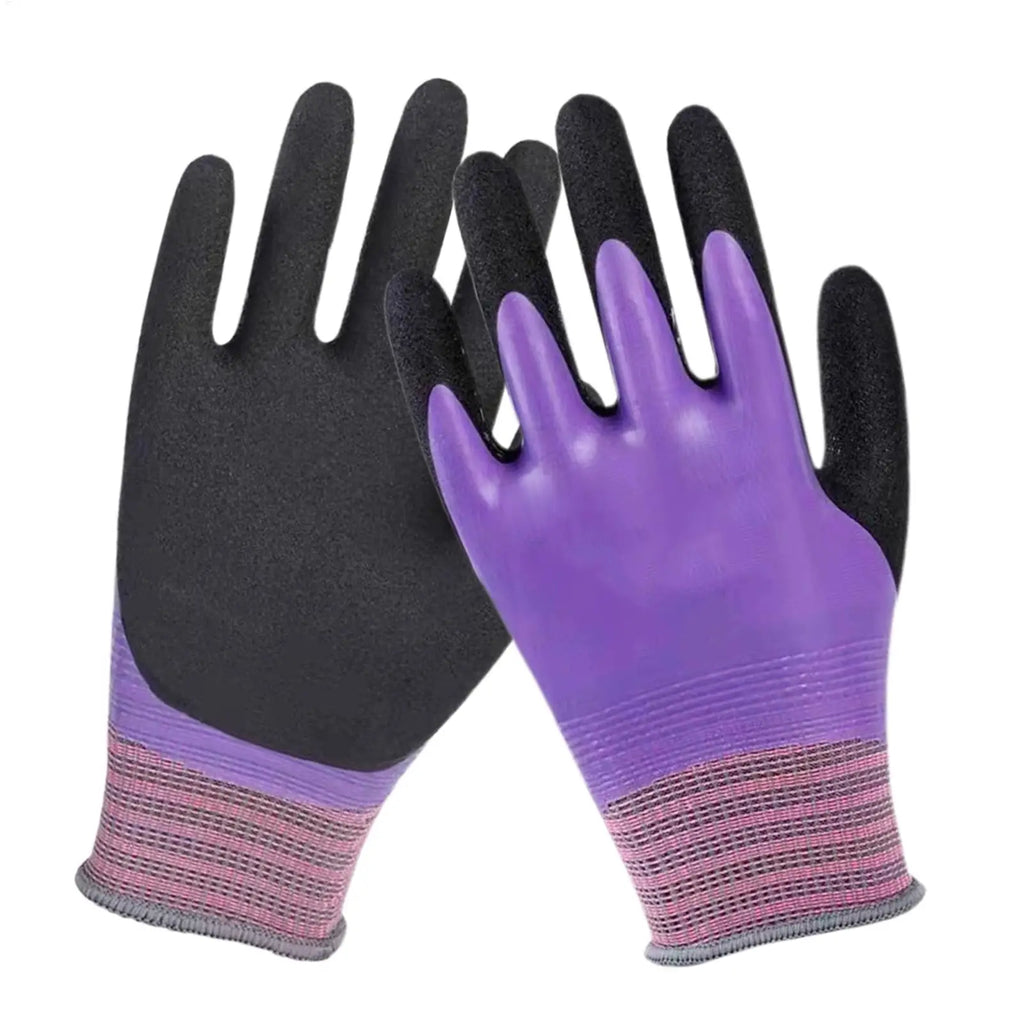 Waterproof Latex Work Gloves – Non-Slip Kitchen & Garden Mitts