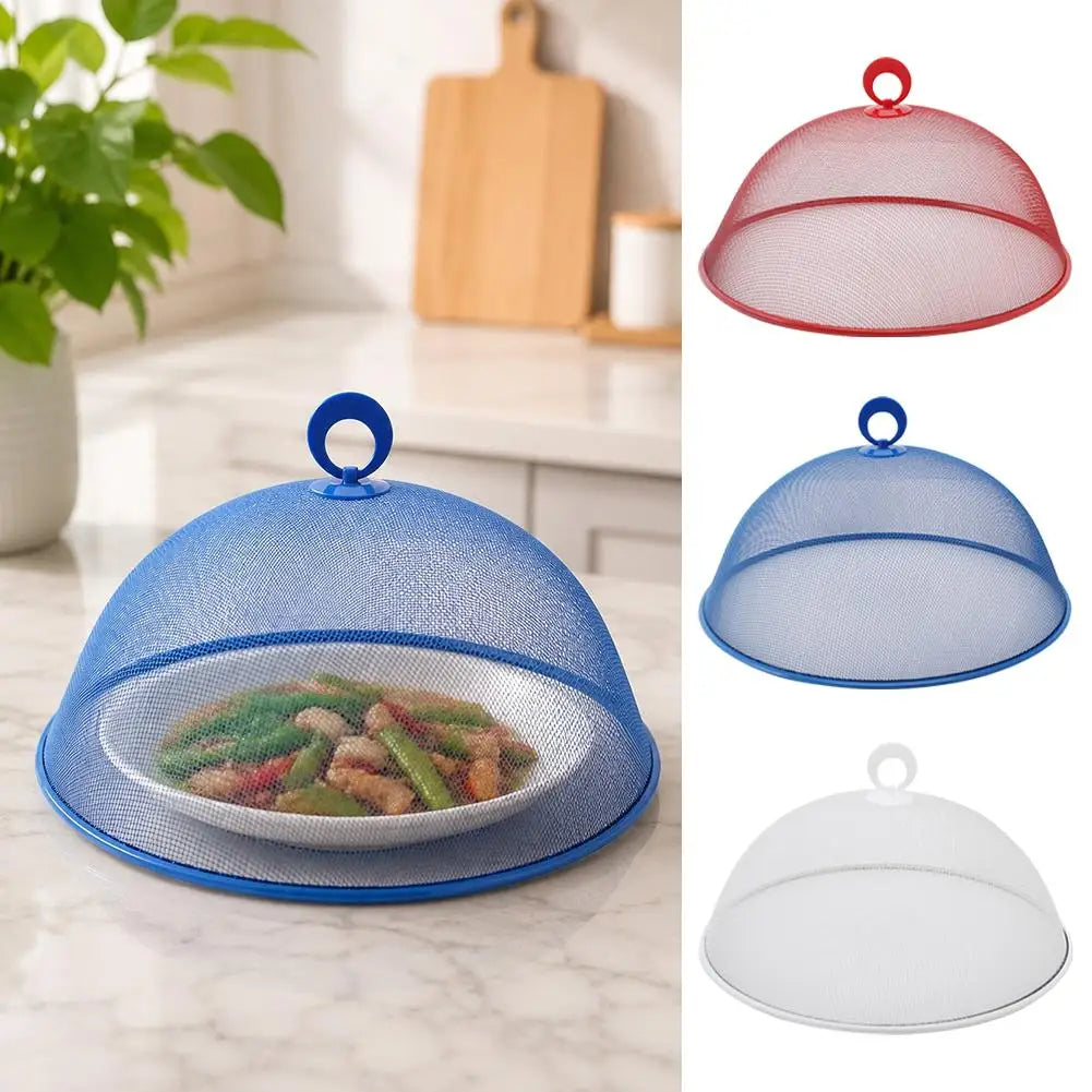 Round Iron Mesh Food Cover Dome – Insect & Dust Guard