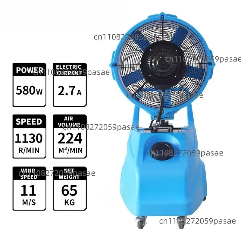 26-Inch Industrial Mist Fan with Water Tank – PMF260660