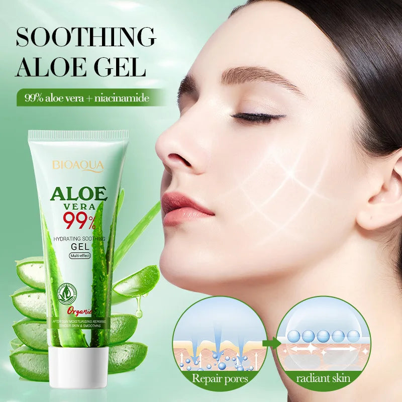 SADOER Aloe Vera Gel – Hydrating Moisturizer for Face & Body