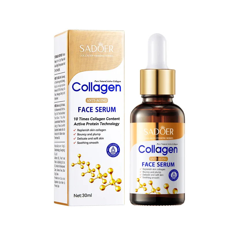 SADOER Collagen Skin Care Set – Anti-Aging Serum & Eye Cream