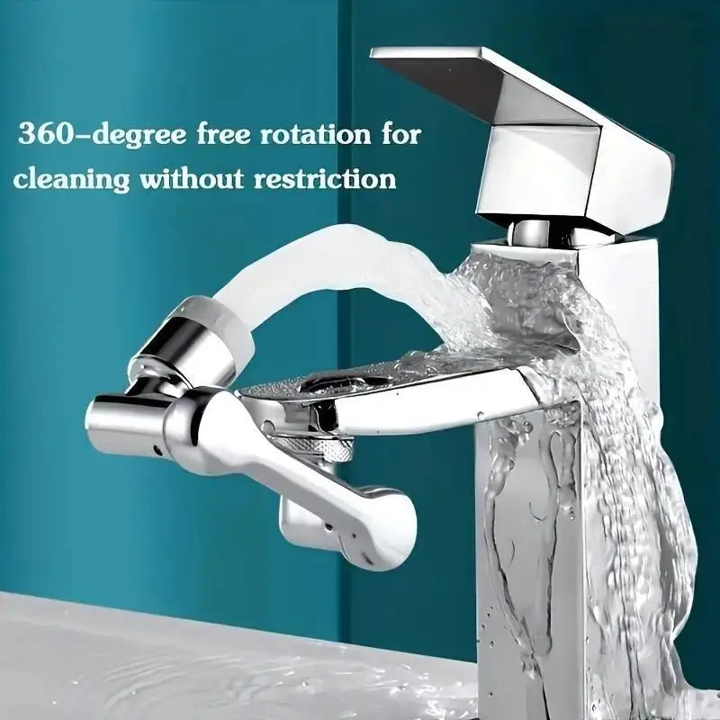360° Rotating Faucet Aerator Splash Filter Robotic Arm Nozzle
