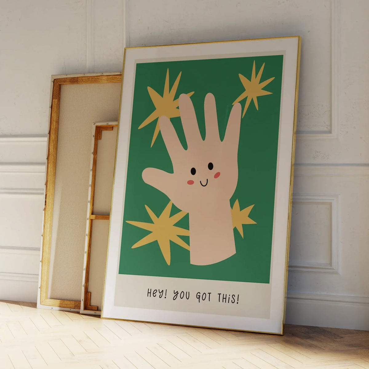 "Hey, You Got This" Motivational Canvas Wall Art Print