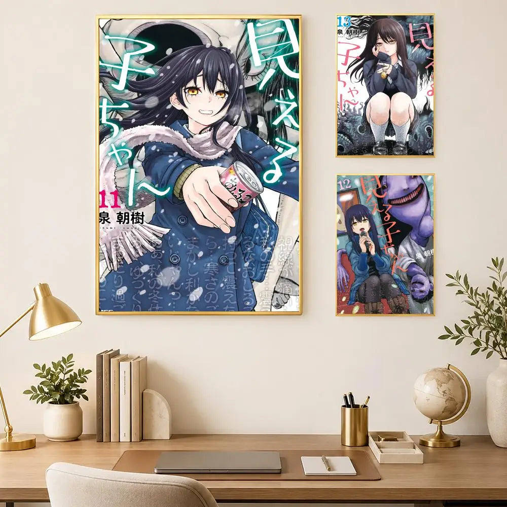 Anime Character Self-Stick HD Wall Art Poster – Waterproof