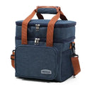 Fashion Crossbody Insulated Lunch Bag Large Capacity Thermal Food
