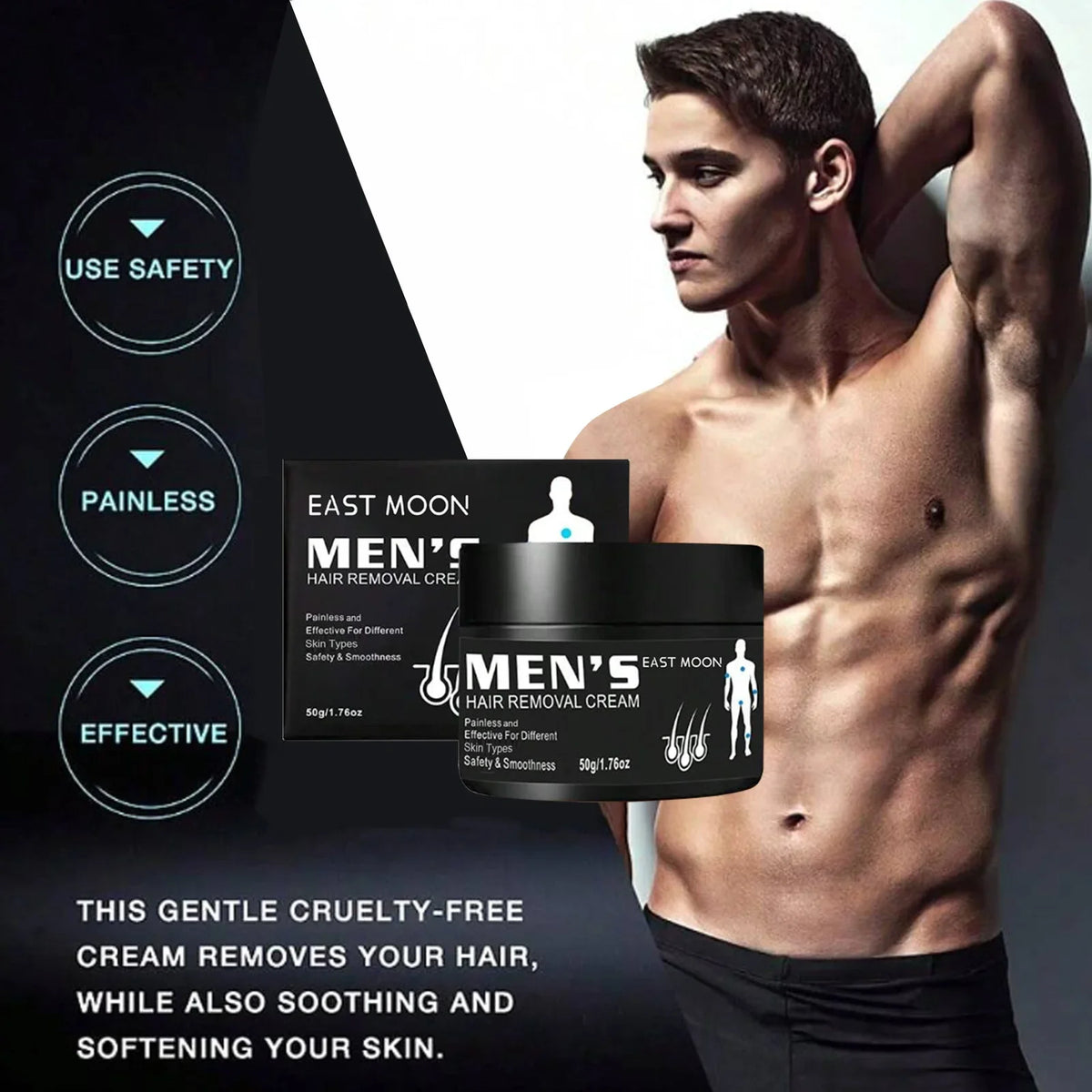 Men's Aloe Hair Removal Cream – Smooth & Nourishing 50g
