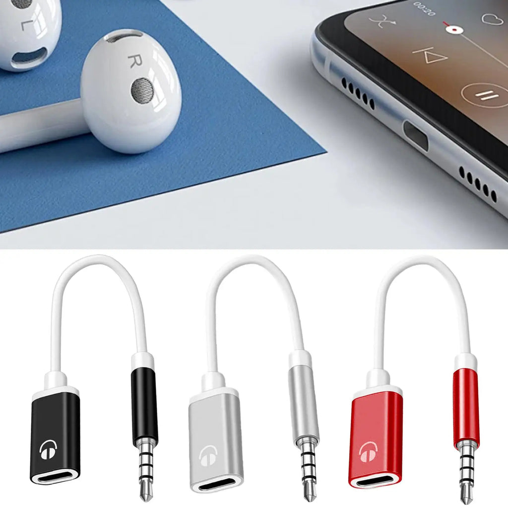 USB-C to 3.5mm Headphone Adapter | Type-C to AUX Cable