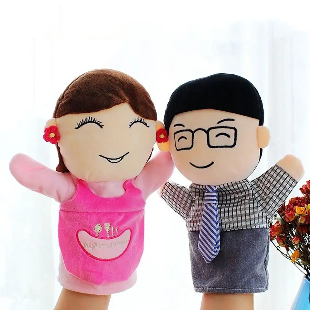 Plush Family Hand Puppets 25cm – Storytelling Finger Puppet
