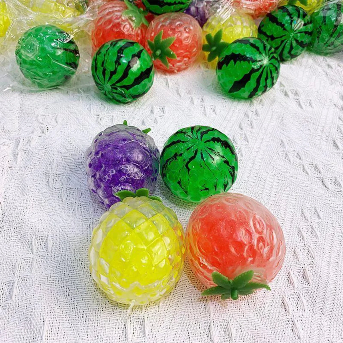 Fruit Squishy Squeeze Ball | Sensory Fidget Toy for Kids & Adults