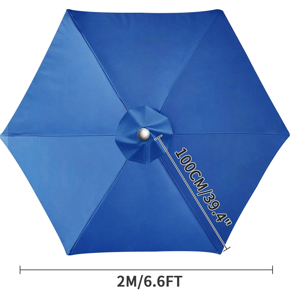 Waterproof Patio Umbrella Replacement Canopy | 6 & 8 Ribs