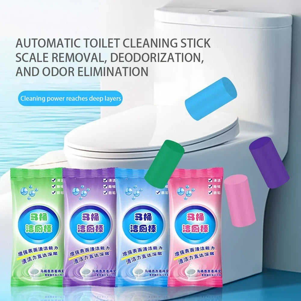 Automatic Toilet Cleaner Gel Sticks – Long-Lasting Bowl Freshener