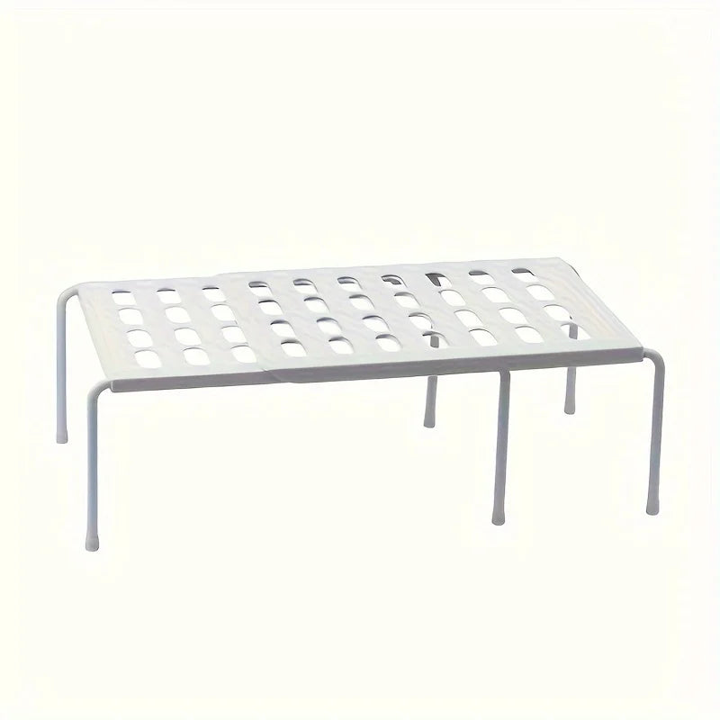 Multi-Layer Foldable Plastic Shoe Rack | Space-Saving Organizer