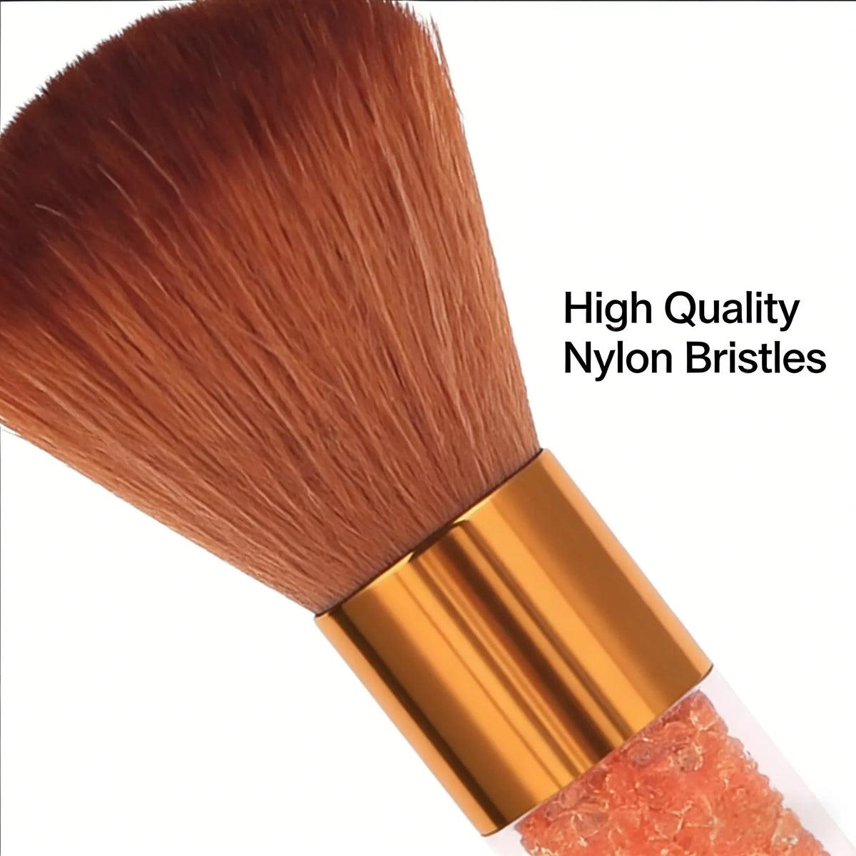 Professional Barber Neck Duster Brush – Crystal Bead Handle