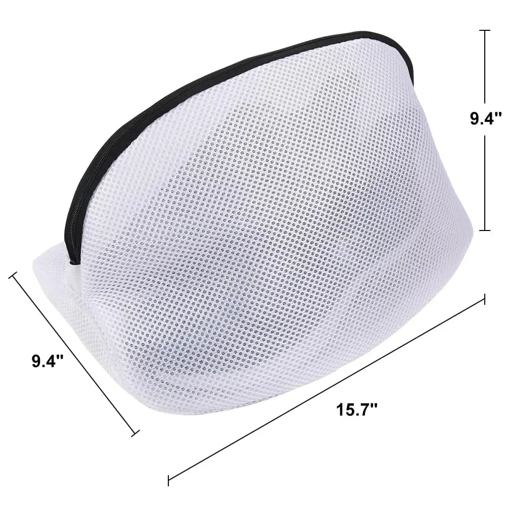 Mesh Shoe Laundry Bags with Zip Closure – Set of 3