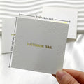 Press On Nail Display Cards Rose Embossed 75mm – 20 Sheets