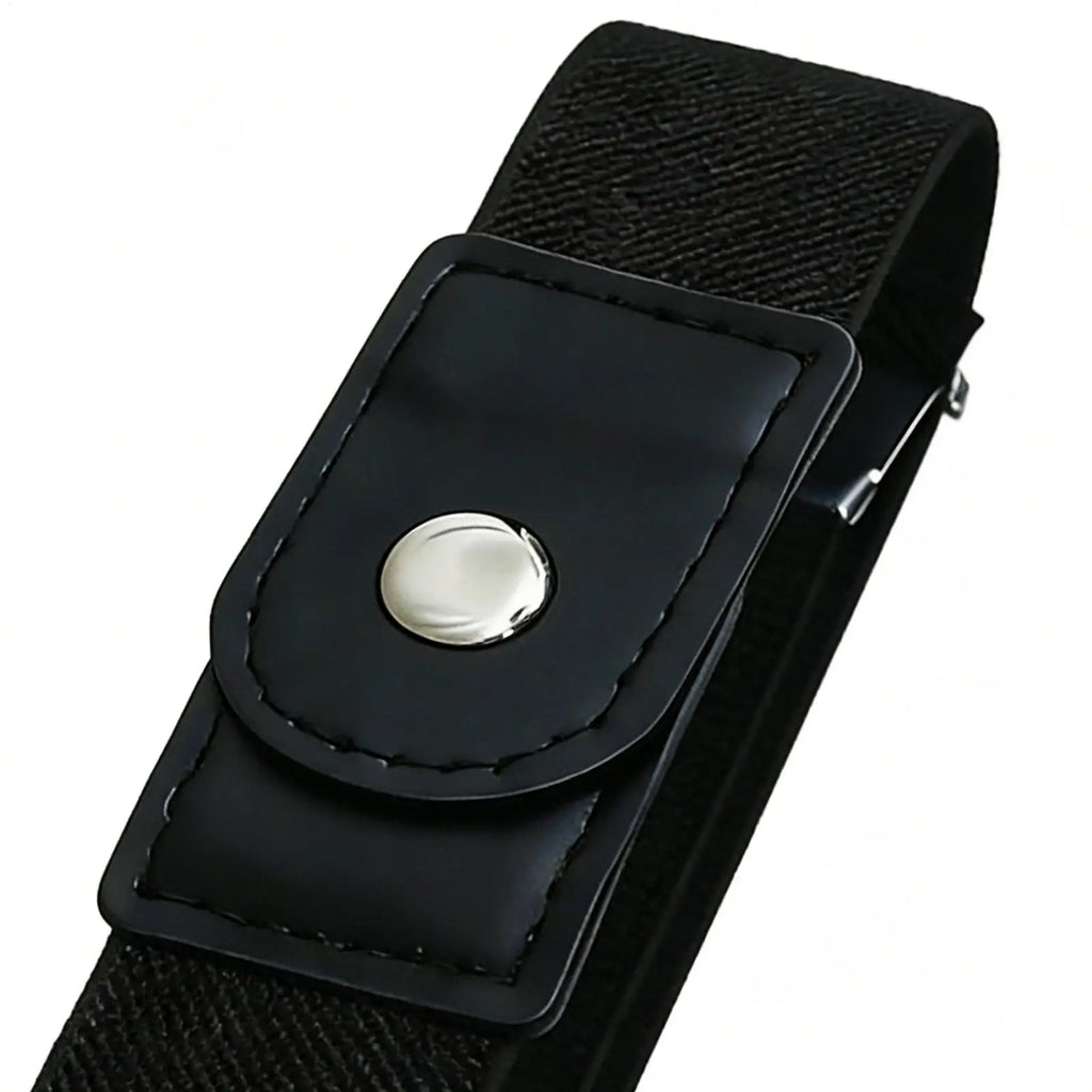 No Buckle Belt – Elastic Adjustable Strap for Men & Women
