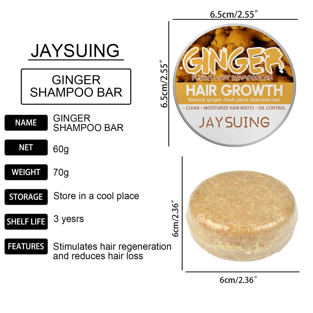 Ginger Shampoo Bar – Handmade Cold Process Natural Hair Bar