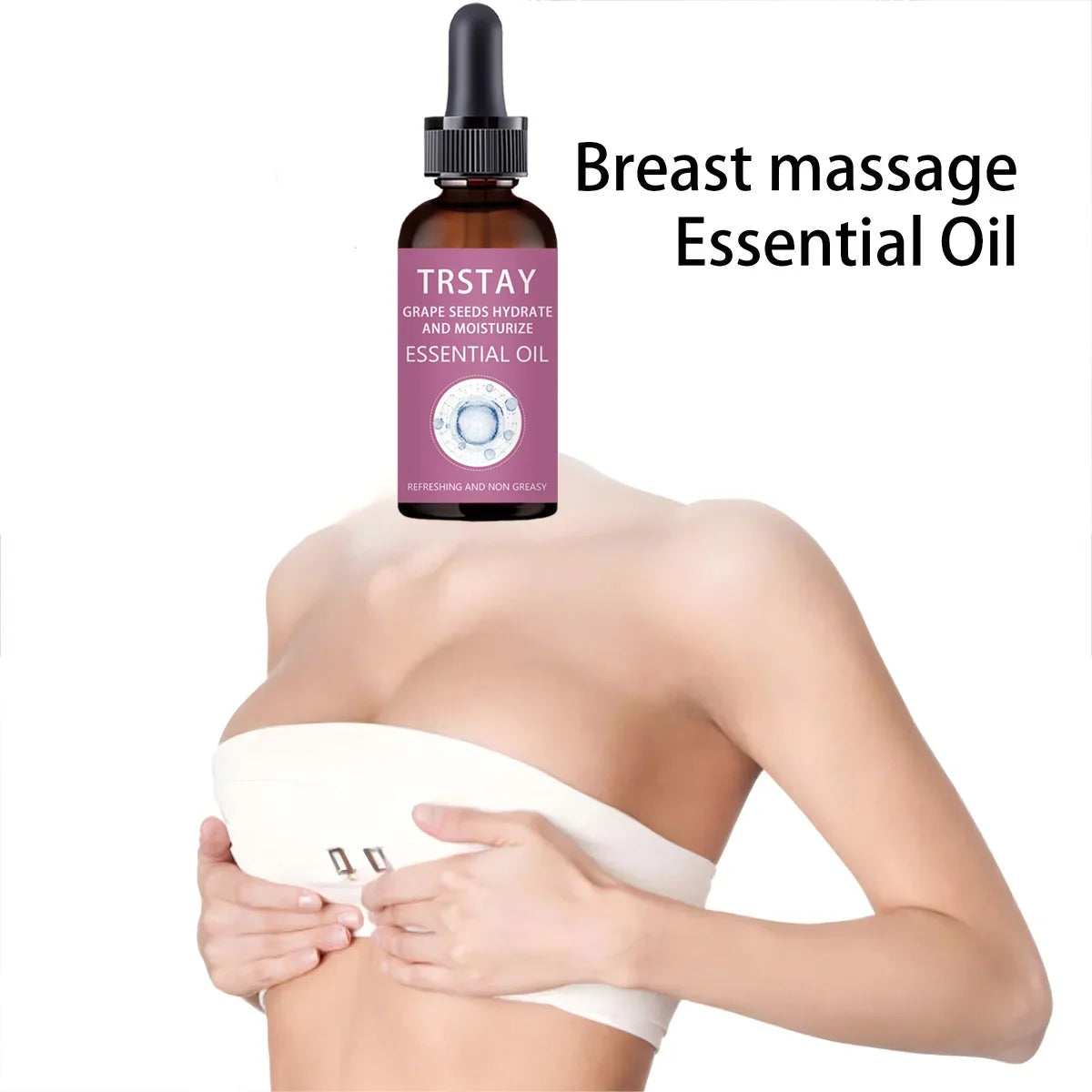 TRSTAY Breast Firming Massage Oil – Smoothing Body Oil